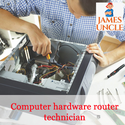Computer hardware router technician Mr. Raju Bose in Sonarpur